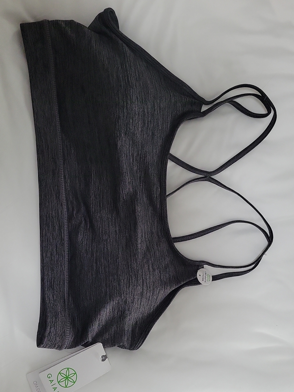 GAIAM Black Strappy Sports Bra